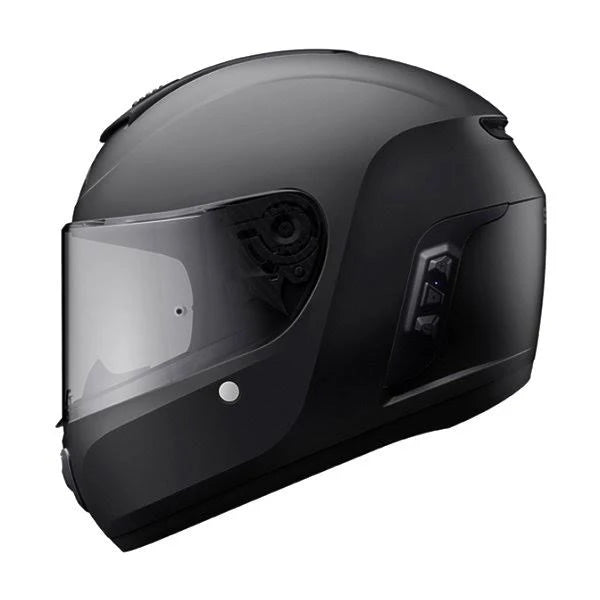 Matte Black Full Face Motorcycle Helmet C735