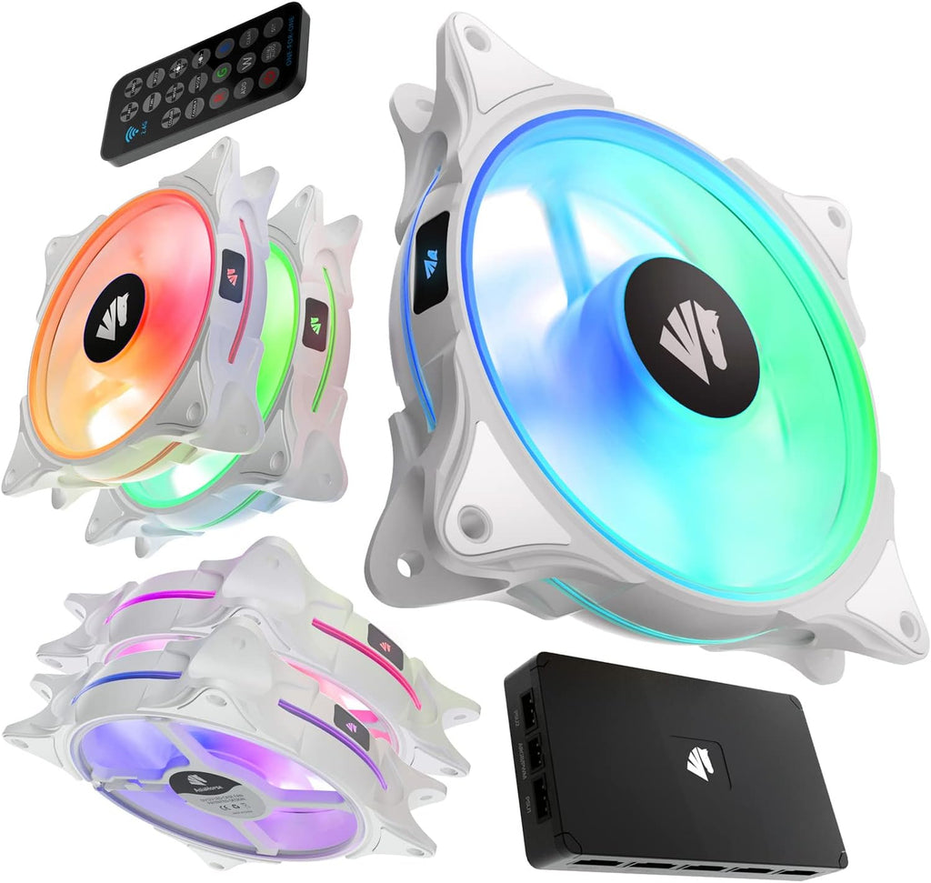 Black 120mm PWM Case Fan 5 Pack K3270