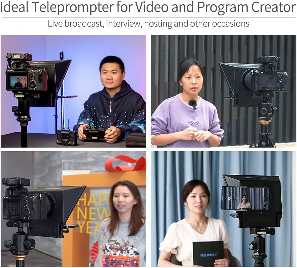 Portable 8-inch Teleprompter Pack of 2 S377156