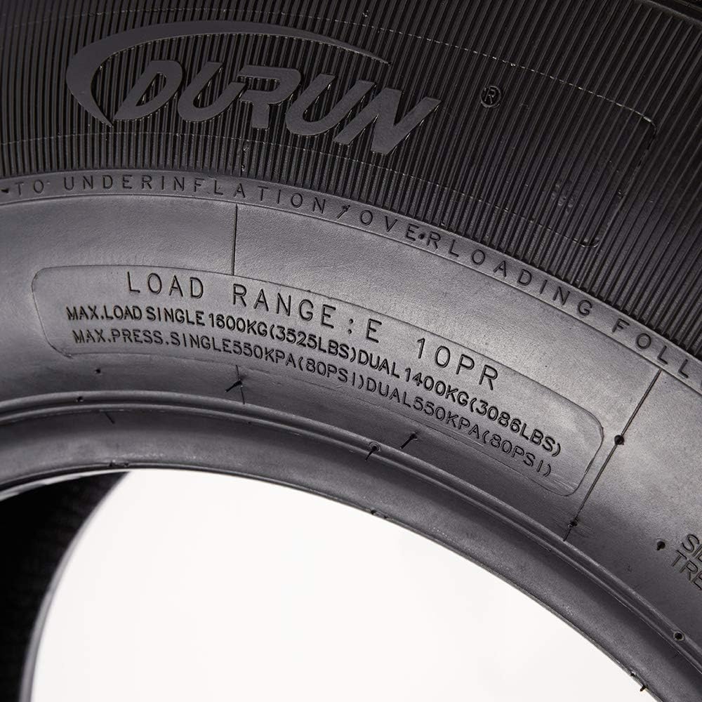 Set of 4 Radial Trailer Tires ST235/80R16 Load Range E 10PR Speed Rating N X984
