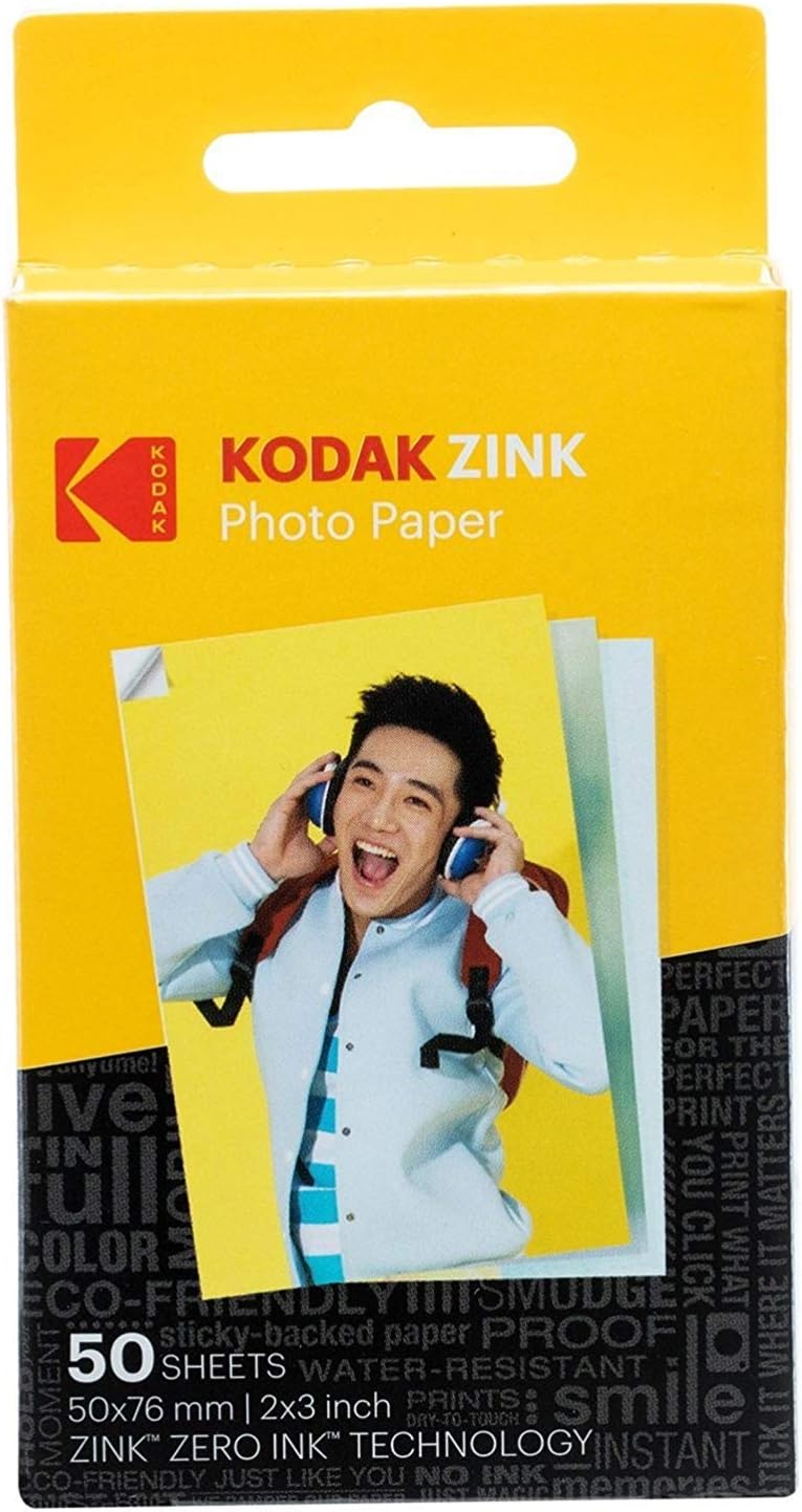 2x3" Premium Zink Paper 100 Pack with Soft Case D52027