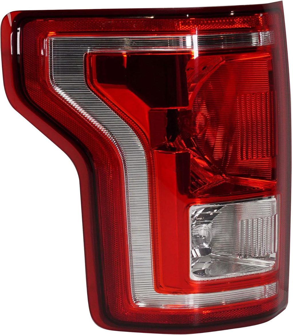 Tail Light Assembly Set of 2 Halogen Clear & Red Lens V635653