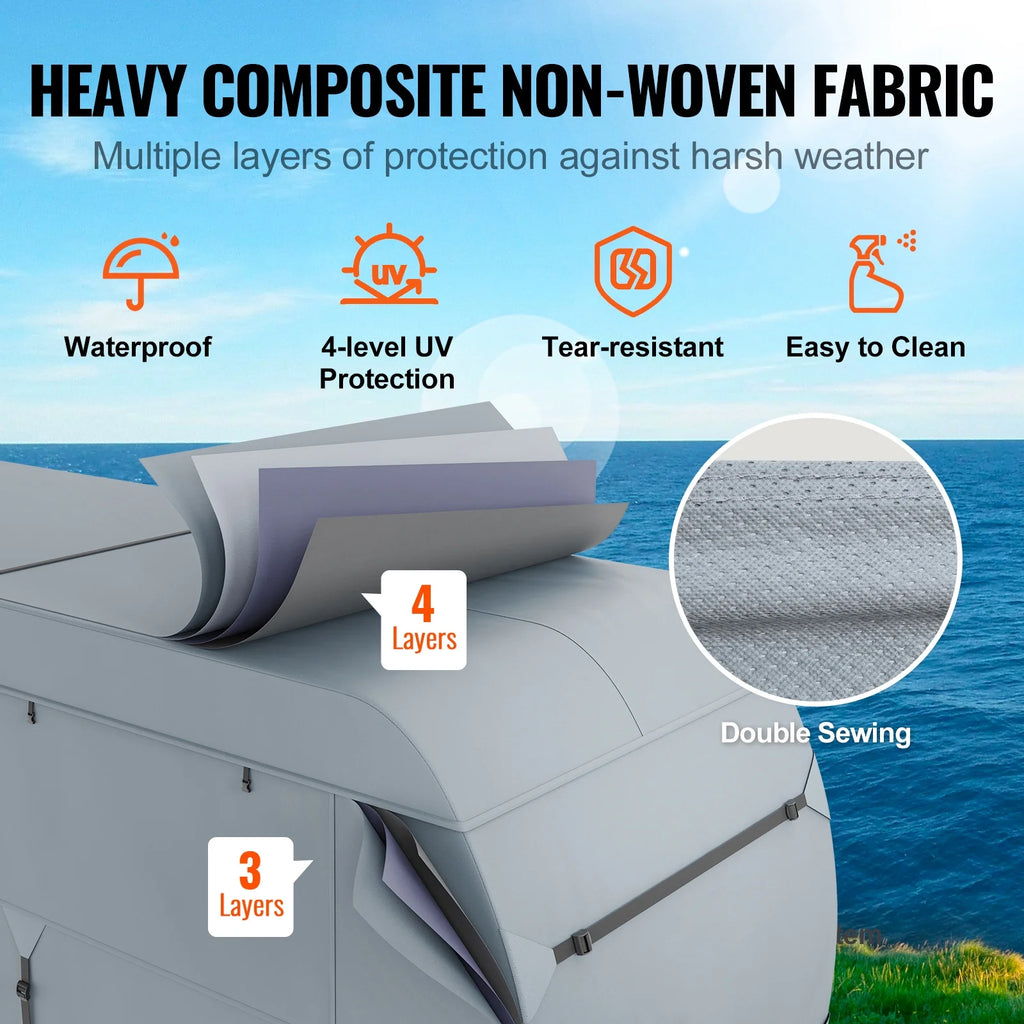 4-Layer Non-Woven Fabric Travel Trailer Cover Y223289