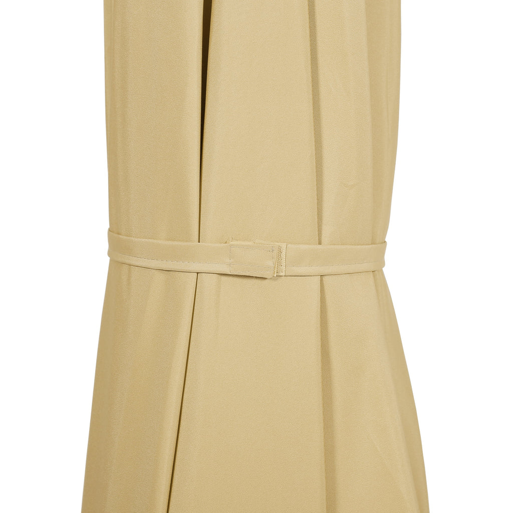 Beige 10 Ft Cantilever Offset Umbrella R49697
