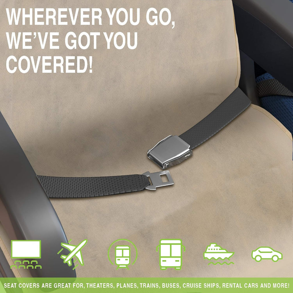 Khaki Universal Seat Cover and Storage Pouch C500