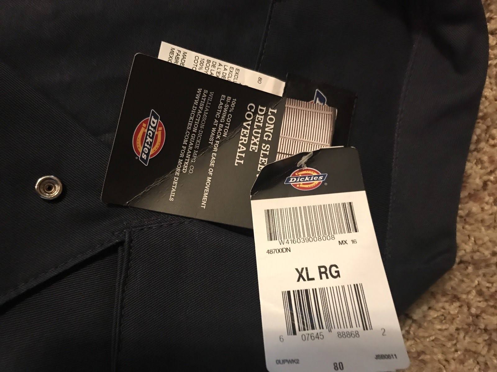 Dark Navy Cotton Coverall I3533