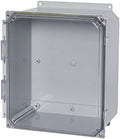 16X14X8 Clear Polycarb Lift Off Case with Flange Q320