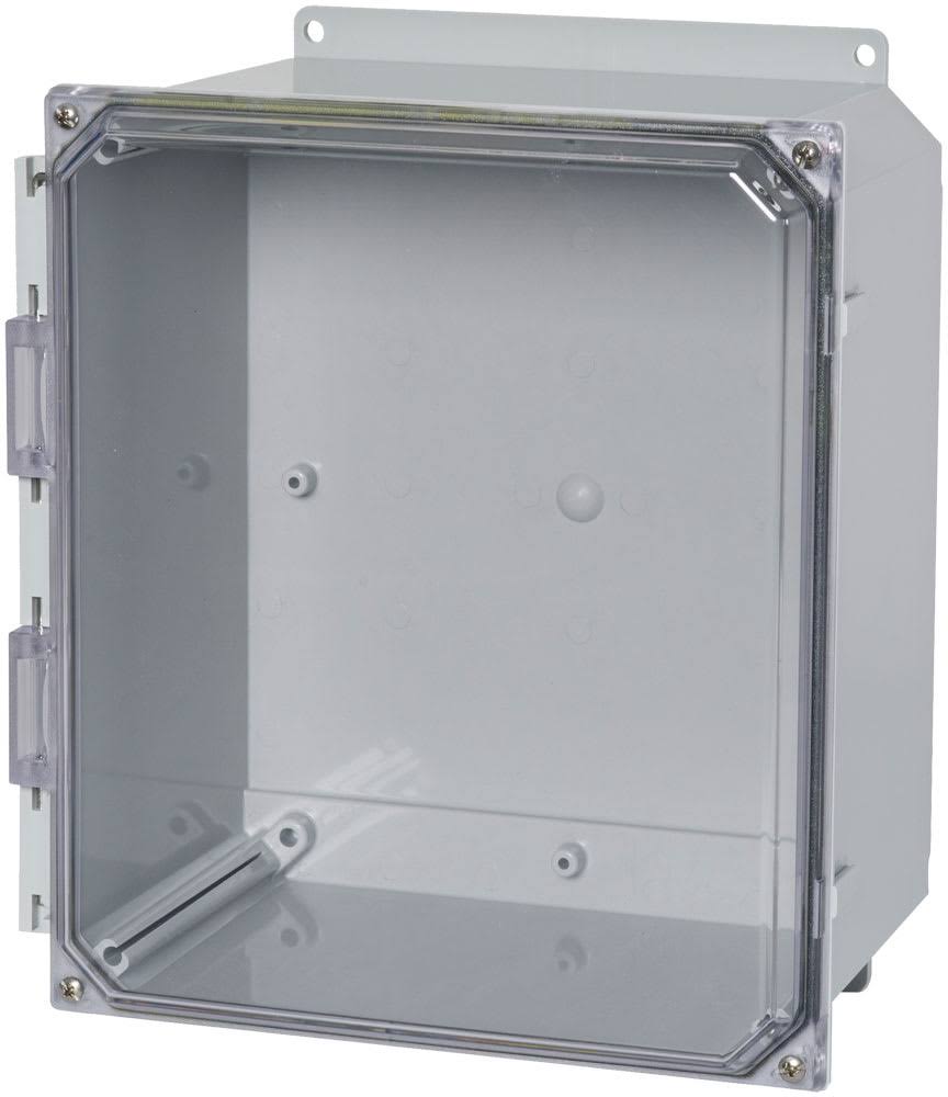 16X14X8 Clear Polycarb Lift Off Case with Flange Q320