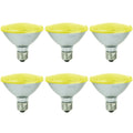 Yellow 6 LED PAR30 Reflector Light Bulb S9822