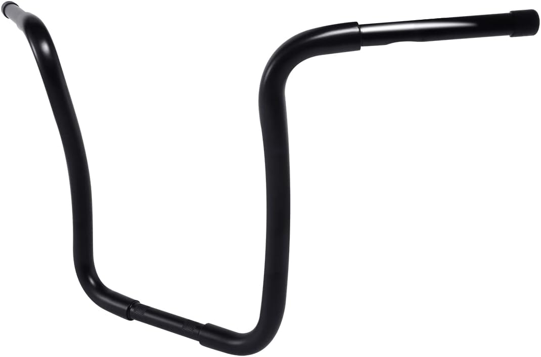 Black 18" Rise 1-1/4" Drag Bar Handlebar S772