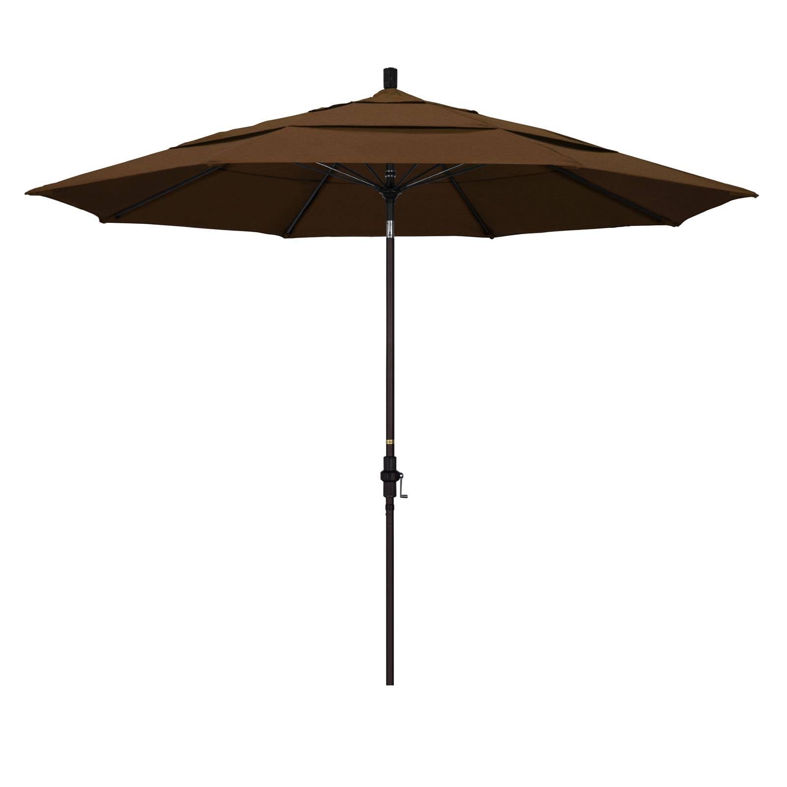 Teak Aluminum Patio Umbrella V3346