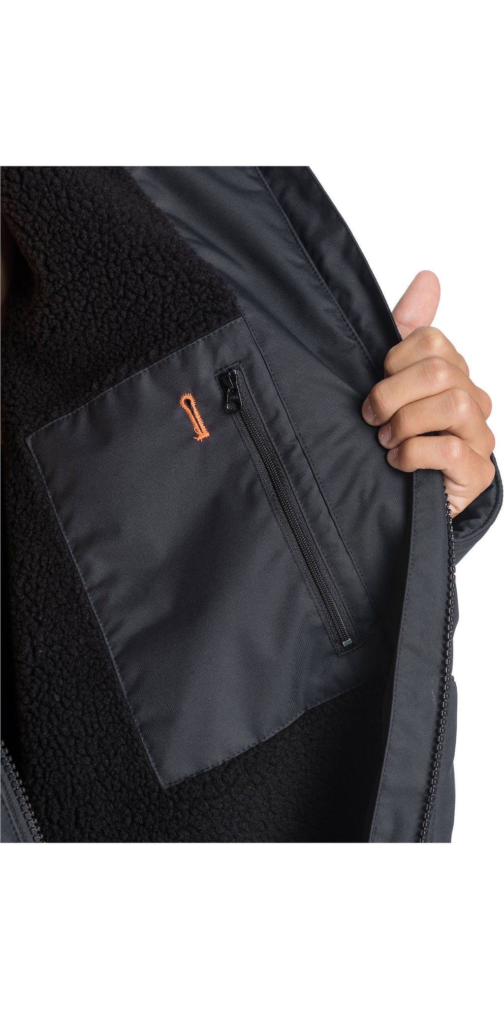 Black Winter Surf Poncho F78753