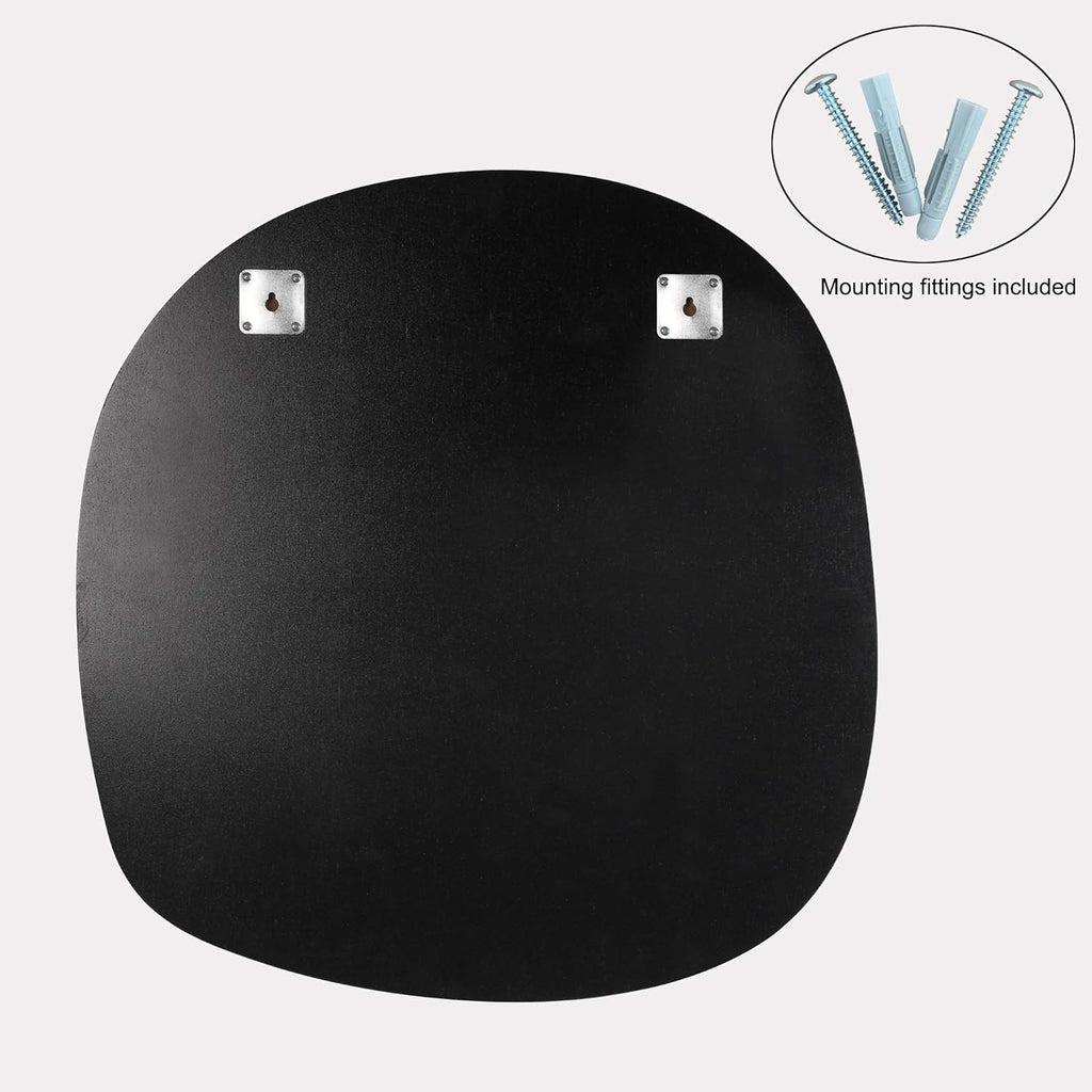 Asymmetrical Wall Mounted Mirror, 19.7 x 20.5 Inches S147