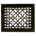 Black Cast Iron Grille with Screws Holes V56888