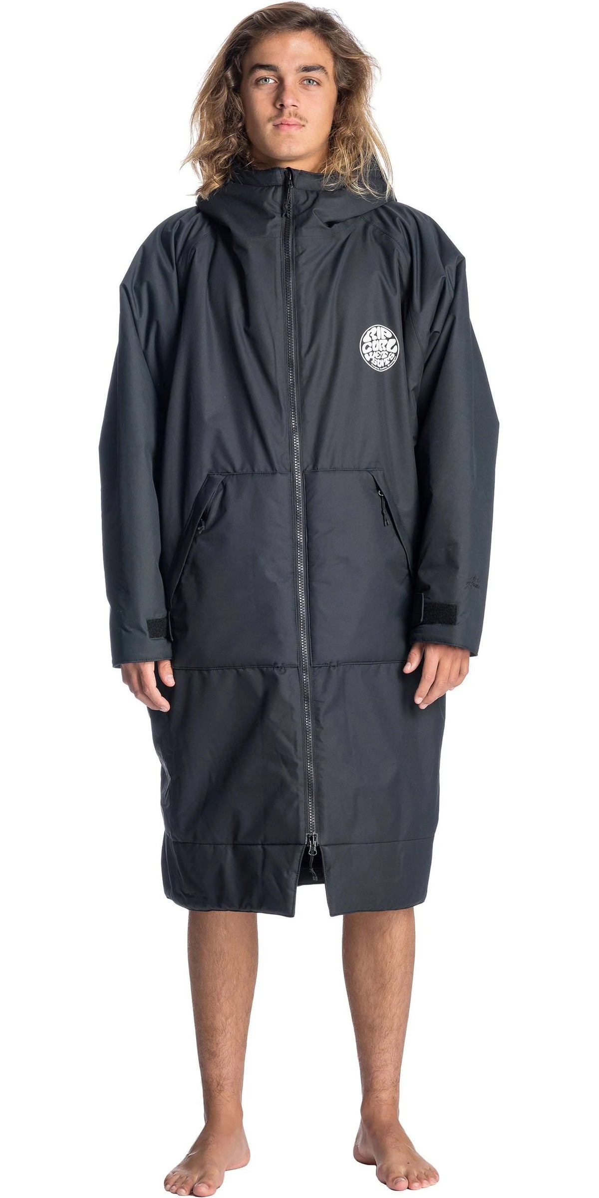 Black Winter Surf Poncho F78753