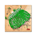 'Snap Purse Green' Canvas Art X58733