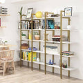 Gold/White Steel Bookcase X92730