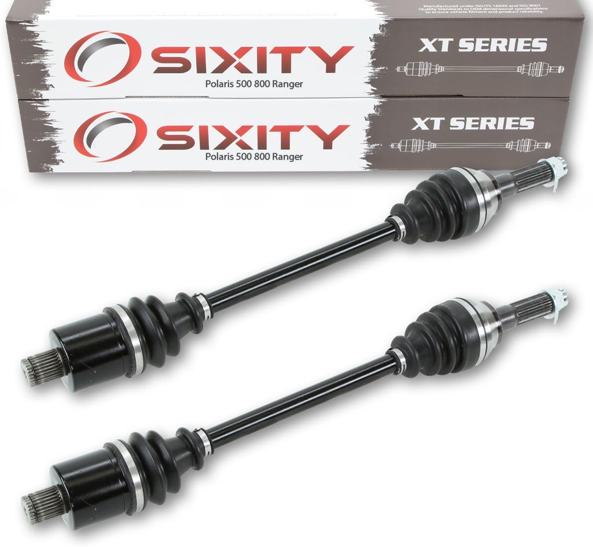 Rear Left & Right CV Axles Pair for Polaris 500 800 Ranger 2013 2012 2011 2010 U644