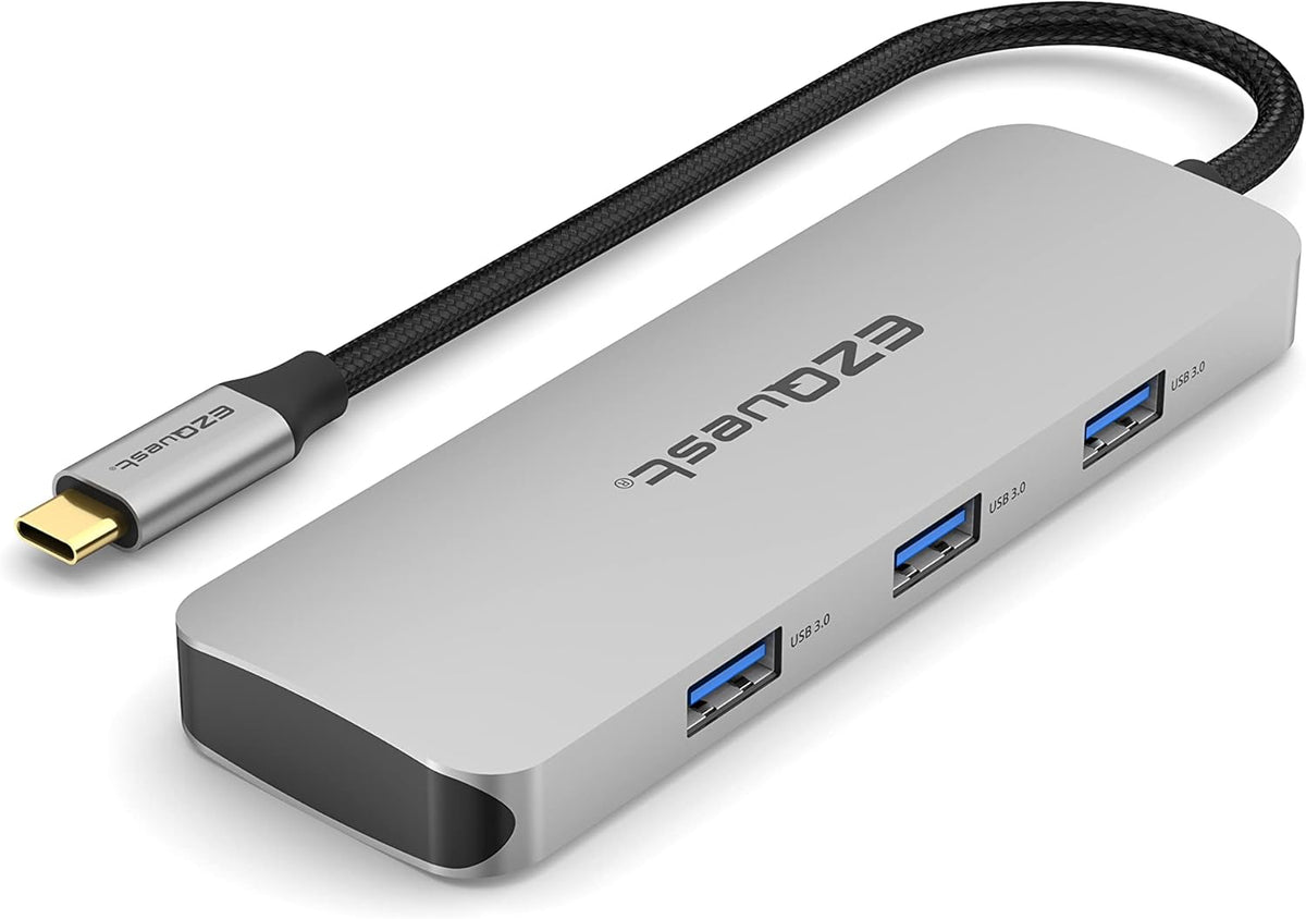 USB-C Gen 2 Hub Adapter 7-Ports, 3X USB-C 10Gbs, 3X USB 3.0 5Gbs, 1X USB-C Power Delivery 3.0, Pack of 2 I683